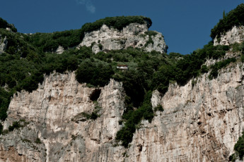 The Porto valley is a protected canyon, hidden by a thick vegetation. It opens up to the sky of the Amalfi Coast, short after the village of Positano. Campania.