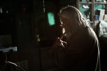 Pietro is 60 years old. He has been living in solitude for over twenty years, silence being his speechless dialog with the Creator. Umbria.