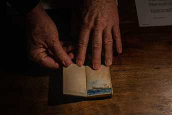 Eva Grlić Croatian writer and journalist, mother of Croatian film director Rajko Grlić, was imprisoned in Goli Otok for three years. She managed to leave one of her fellow prisoners a small book to take home. A small book to let her family know she was still alive. November 21th, 2023.